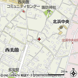 静岡県浜松市浜名区西美薗1463周辺の地図