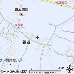 兵庫県加古川市平荘町養老437-1周辺の地図