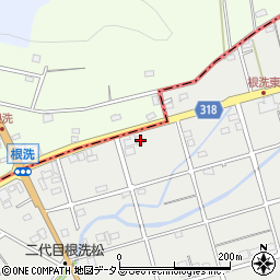 静岡県浜松市中央区根洗町345周辺の地図