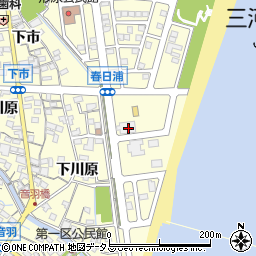 愛知県蒲郡市形原町春日浦28周辺の地図