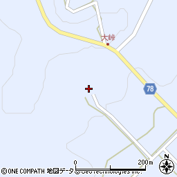 岡山県加賀郡吉備中央町西1386周辺の地図