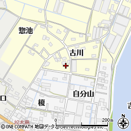 愛知県西尾市一色町大塚古川27周辺の地図