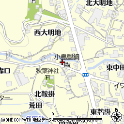 愛知県蒲郡市形原町西中田18周辺の地図