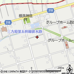 静岡県浜松市中央区根洗町259周辺の地図