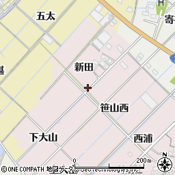 愛知県西尾市一色町惣五郎周辺の地図