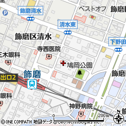 兵庫県姫路市飾磨区玉地1丁目53-3周辺の地図
