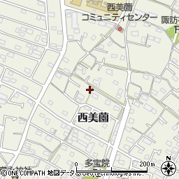 静岡県浜松市浜名区西美薗1269周辺の地図