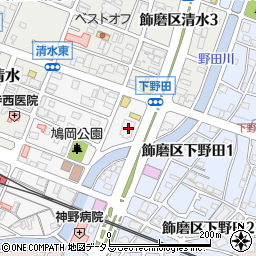 兵庫県姫路市飾磨区玉地1丁目108周辺の地図