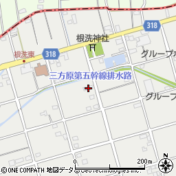 静岡県浜松市中央区根洗町280周辺の地図
