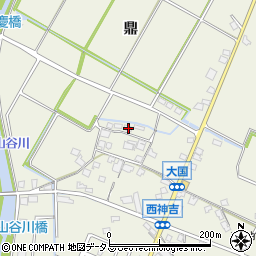 兵庫県加古川市西神吉町鼎317周辺の地図