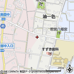 静岡県浜松市浜名区油一色111周辺の地図