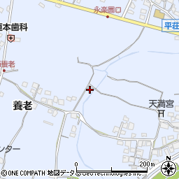 兵庫県加古川市平荘町養老周辺の地図