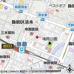 兵庫県姫路市飾磨区玉地1丁目51周辺の地図