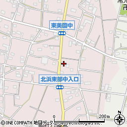静岡県浜松市浜名区東美薗1108周辺の地図