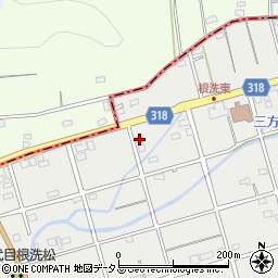 静岡県浜松市中央区根洗町342周辺の地図