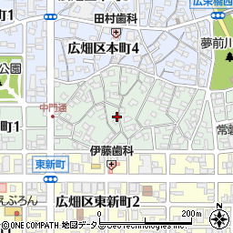 兵庫県姫路市広畑区末広町周辺の地図