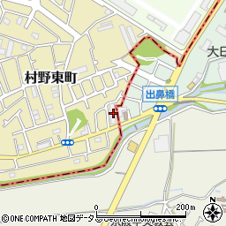大阪府枚方市村野東町51-8周辺の地図