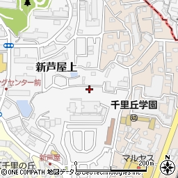 大阪府吹田市新芦屋上6周辺の地図