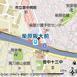 柴原町駅前自転車駐車場周辺の地図