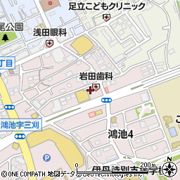 岩田歯科周辺の地図