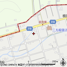 静岡県浜松市中央区根洗町337周辺の地図