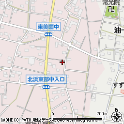 静岡県浜松市浜名区東美薗1100周辺の地図