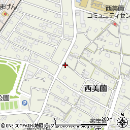 静岡県浜松市浜名区西美薗1144-6周辺の地図