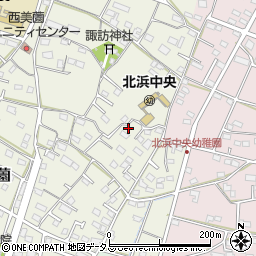 静岡県浜松市浜名区西美薗1619周辺の地図