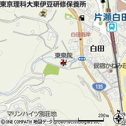 静岡県賀茂郡東伊豆町白田76周辺の地図