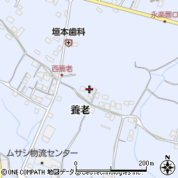兵庫県加古川市平荘町養老433周辺の地図