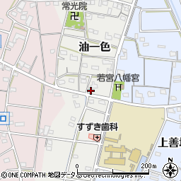 静岡県浜松市浜名区油一色121周辺の地図