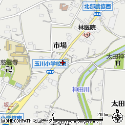 愛知県豊橋市石巻本町市場80周辺の地図