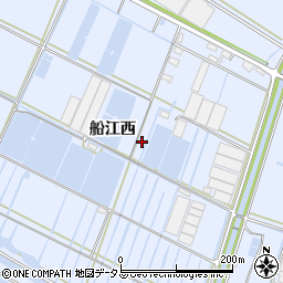 愛知県西尾市一色町小薮船江西周辺の地図