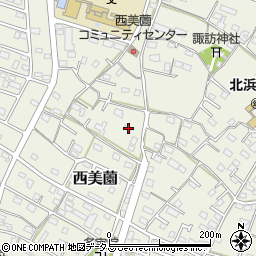 静岡県浜松市浜名区西美薗1447周辺の地図