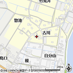 愛知県西尾市一色町大塚古川19周辺の地図
