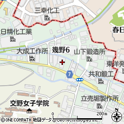 高木メリヤス株式会社周辺の地図