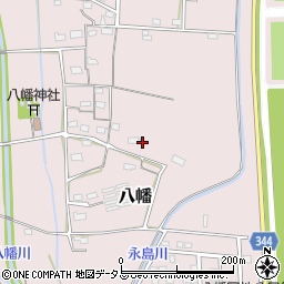 静岡県浜松市浜名区八幡273周辺の地図
