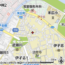 ひら和荘周辺の地図