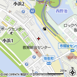 サンハイツ宝塚周辺の地図
