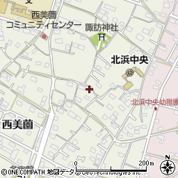 静岡県浜松市浜名区西美薗1466周辺の地図
