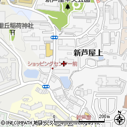 大阪府吹田市新芦屋上17周辺の地図