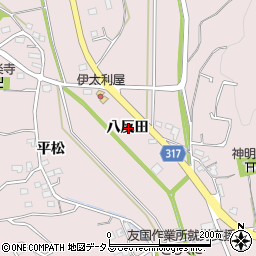 愛知県西尾市鳥羽町八反田周辺の地図
