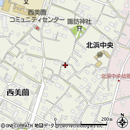 静岡県浜松市浜名区西美薗1465周辺の地図