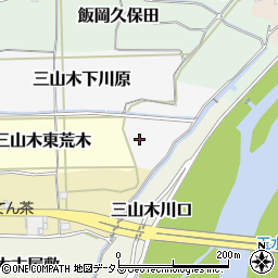 京都府京田辺市三山木下川原46周辺の地図