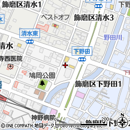 兵庫県姫路市飾磨区玉地1丁目116周辺の地図
