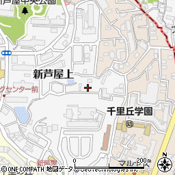 大阪府吹田市新芦屋上7周辺の地図