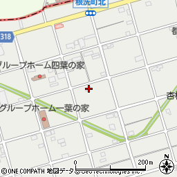 静岡県浜松市中央区根洗町189周辺の地図