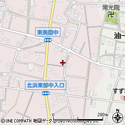 静岡県浜松市浜名区東美薗1189周辺の地図