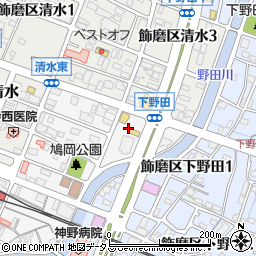 兵庫県姫路市飾磨区玉地1丁目118周辺の地図