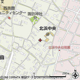 静岡県浜松市浜名区西美薗1625周辺の地図